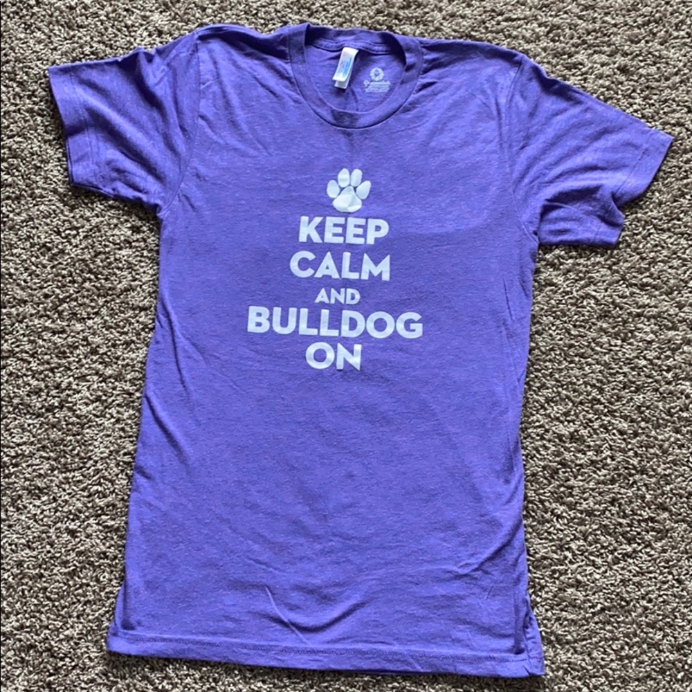 Keep Calm and Bulldog On Tee